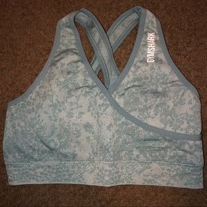 Gymshark Adapt Animal Seamless Sports Bra - Light Green